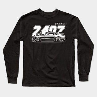 Fairlady 240Z White Print Long Sleeve T-Shirt